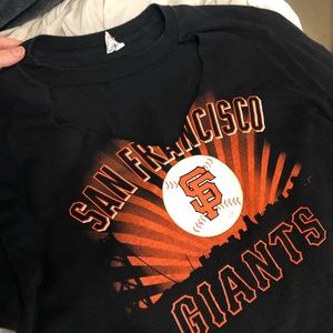 SF Giants cut-out oversized tee🧡